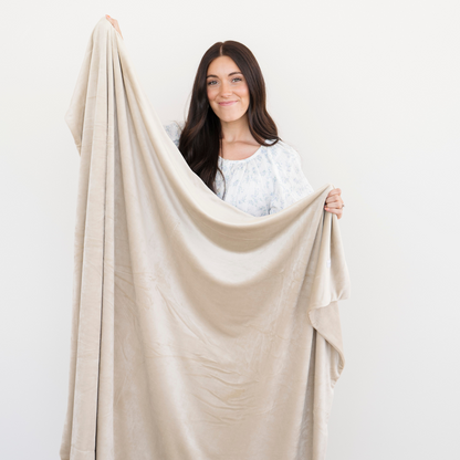 MINKY STRETCH XL THROW BLANKETS