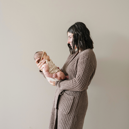 WAFFLE KNIT ROBES