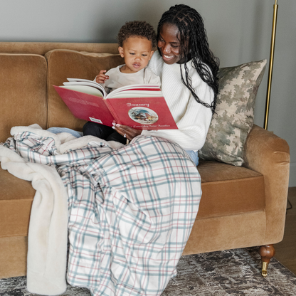 HOLIDAY MINKY/FAUX FUR XL BLANKETS