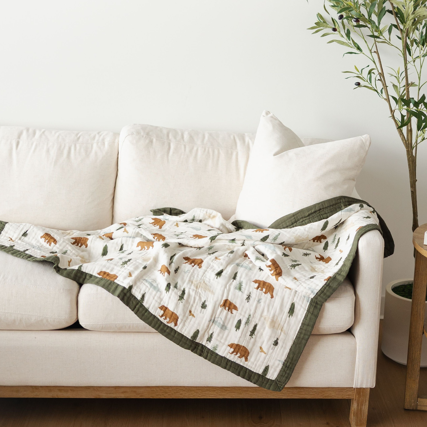 BAMBOO RAYON MUSLIN 4-LAYER QUILTS