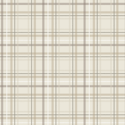 Plaid Minky Stretch Print